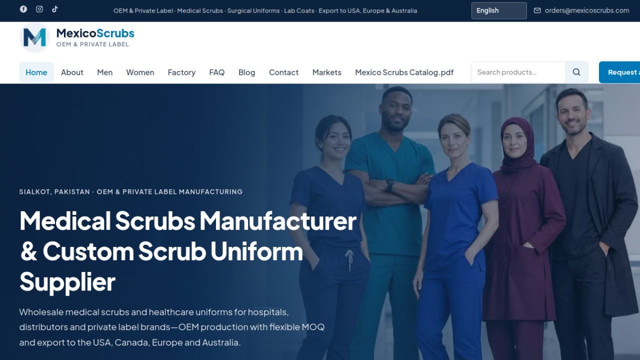 Mexico Scrubs website